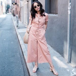 Madewell - Wide-leg Utility Jumpsuit - Pink
